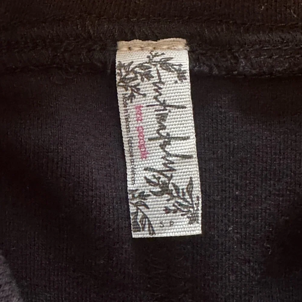 Free people Intimately Black‎ mock turtle neck size s stretches snatched